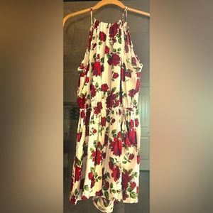 Floral pattern short romper in size 6
